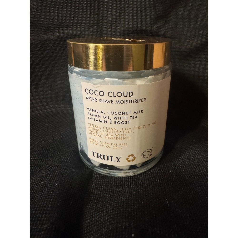 Truly Beauty Coco Cloud After Shave Moisturizer Coconut Milk Argan Oil 2oz 60ml
